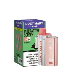 Peach Ice Lost Mary 4 in 1 3200 Puffs Disposable Vape Kit 