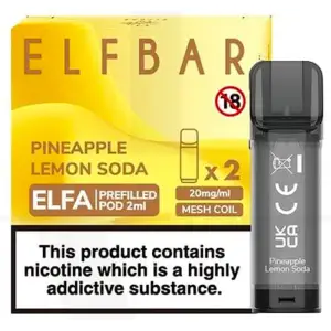 Pineapple Lemon Soda Elfa Pod By Elfbar 