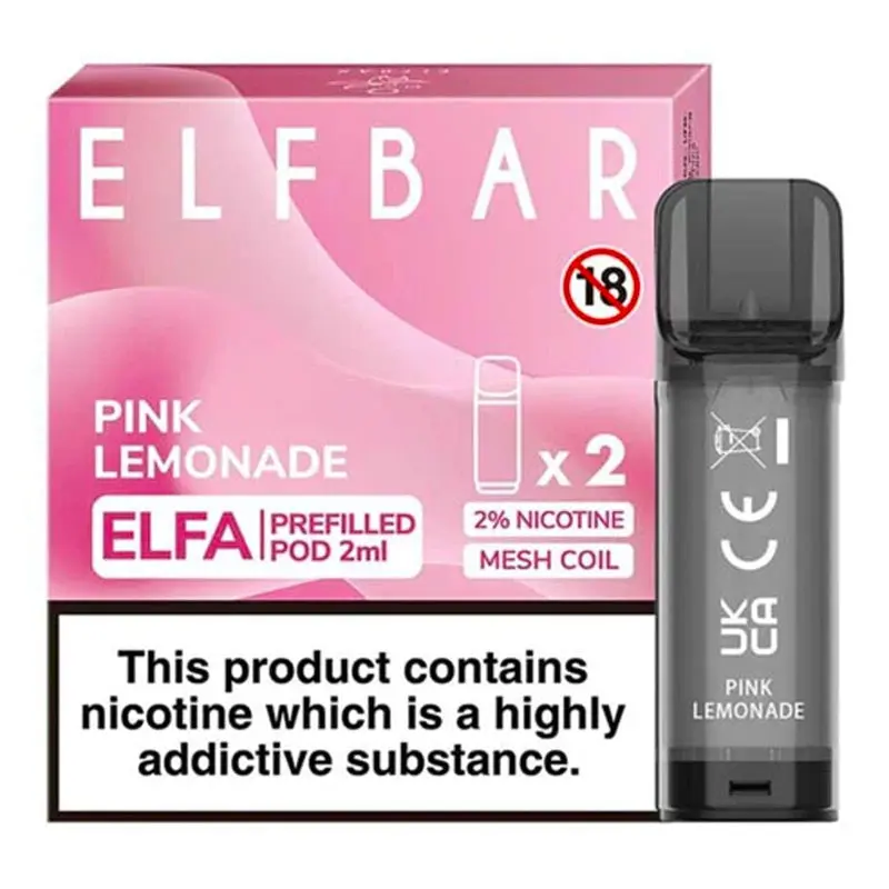 Pink Lemonade Elfa Pod By Elfbar 