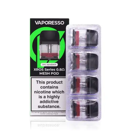 Vaporesso Xros Refillable Replacement Pods | 0.8ohm Mesh Pod