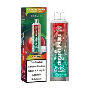 Red Apple Ice by Crystal Prime 7000 Disposable Vape