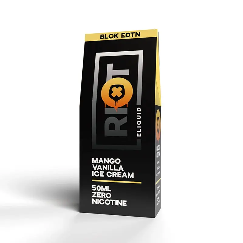 Mango Vanilla Ice Cream by Riot Blck Edtn E-Liquid 50ml