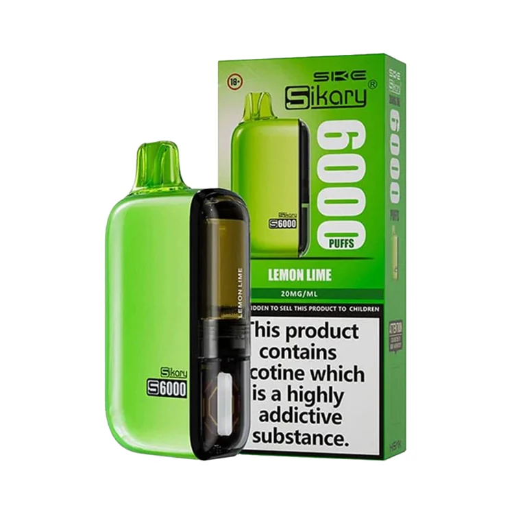 Lemon Lime Sikary S6000 Disposable Vape Kit