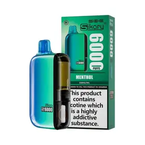 Menthol Sikary S6000 Disposable Vape Kit