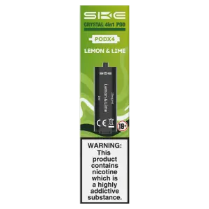 SKE Crystal 2400 4 in 1 Disposable Prefilled Pods | Lemon Lime