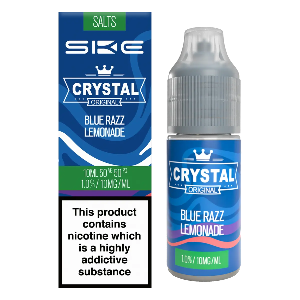 Blue Razz Lemonade Nic Salt by SKE Crystal Salts 10ml