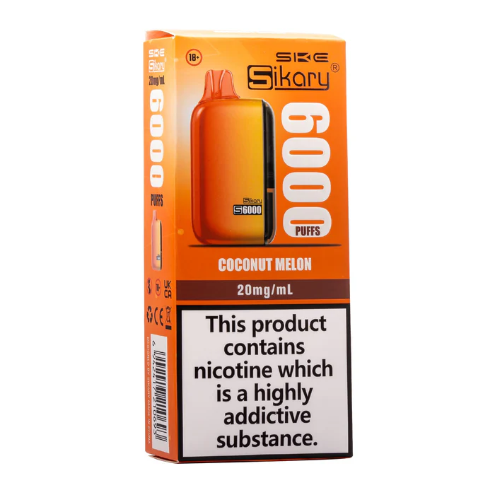 Coconut Melon Sikary S6000 Disposable Vape Kit 