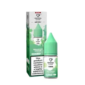  Spearmint Cooler Nic Salt E-Liquid by Crystal Clear Bar Salts 10ml - 10mg