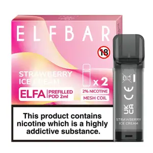 Strawberry Ice Cream  Elfa Pod By Elfbar 