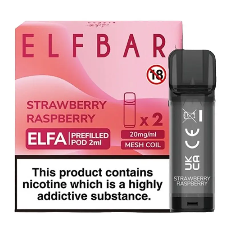 Strawberry Raspberry Elfa Pod By Elfbar 