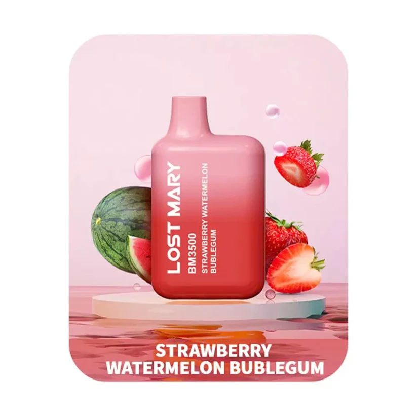 Strawberry Watermelon Bubblegum Lost Mary BM3500 Disposable Vape 20mg