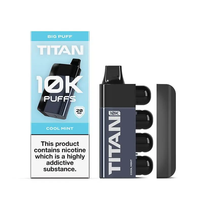 Cool Mint Titan 10K Disposable Vape 20mg