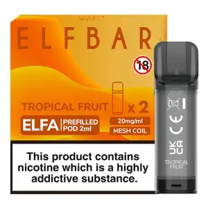 Tropical Fruits Elfa Pod By Elfbar 