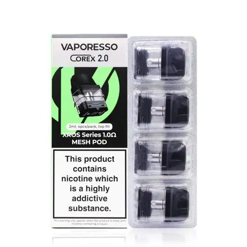 Vaporesso Xros Corex 2.0  Refillable Replacement Pods | 1.0 ohm Mesh Pod