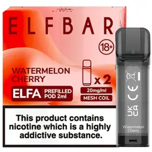 Watermelon Cherry Elfa Pod By Elfbar 