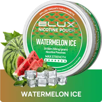  Elux Nicotine Pouches - Watermelon Ice - 20 Pack