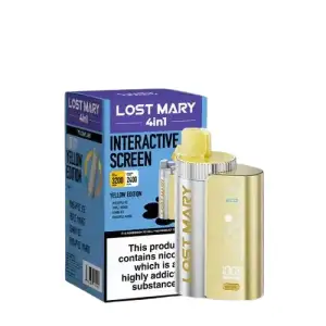 Yellow Edition Lost Mary 4 in 1 3200 Puffs Disposable Vape Kit 